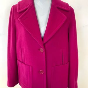 NWOT Talbots Size 10P Short Swing Car Coat